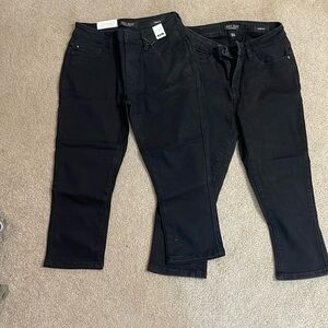 Judy Blue Black Capri Jeans (one pair only)
